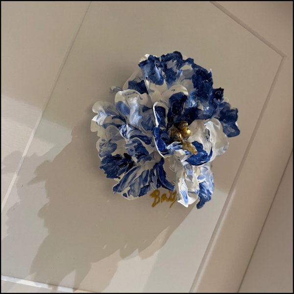 Kunstparel Delfts Blauw Flower